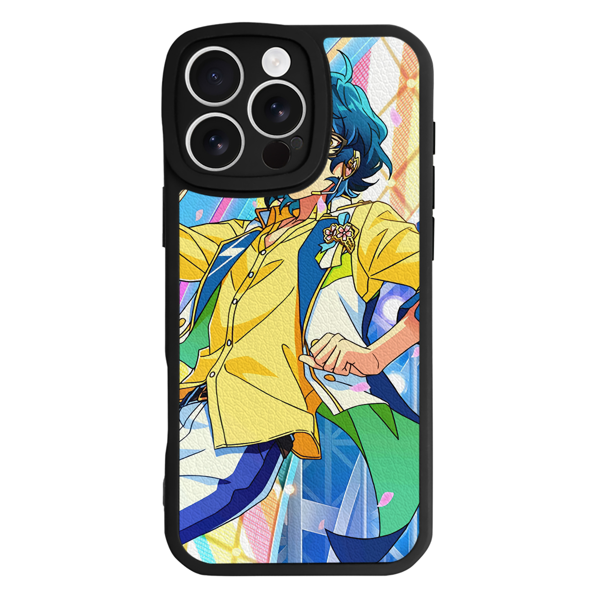 （画像用） あんさんぶるスターズ! Ensemble Stars 【iPhone 16シリーズ対応】シリコンスマホケース（レザー調） 材質：シリコン